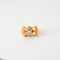 Bague 56 Bague noeud TANK or jaune et diamants 58 Facettes