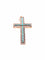 Pendentif Pendentif Croix Turquoises 58 Facettes