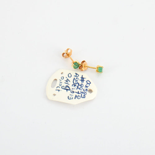 Boucles d'oreilles Boucles d'oreilles en Or jaune & émeraude 58 Facettes