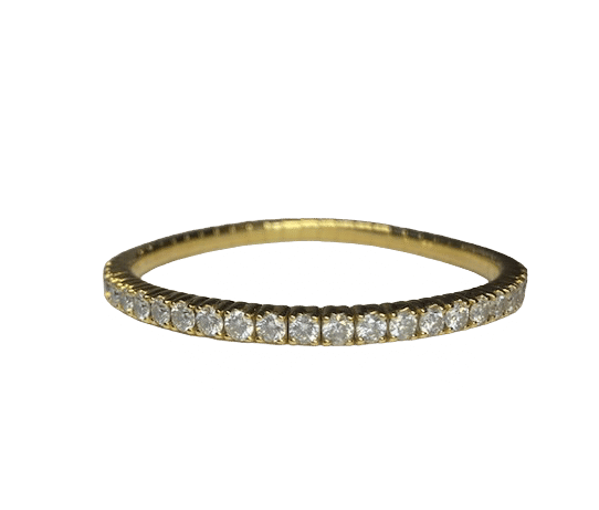 Bracelet Bracelet rivière or jaune diamants 58 Facettes