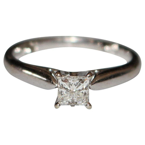 Bague 51 Bague solitaire taille princesse 58 Facettes 396