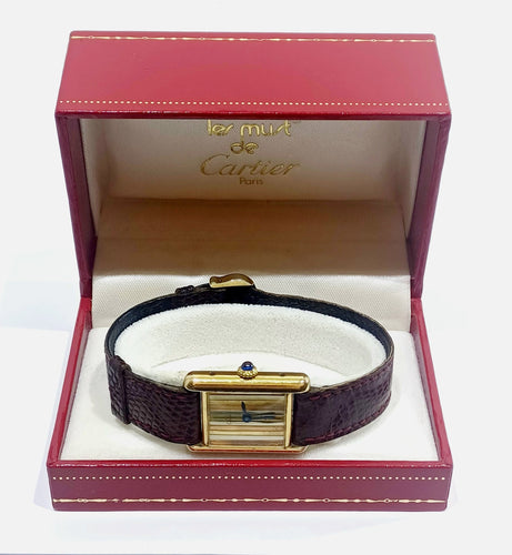 Montre Cartier - Montre De Femme Must 58 Facettes 3083/7