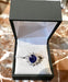 Ring Pompadour Ring Unheated Sapphire Diamonds 58 Facettes BSA70