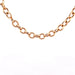 Necklace Creole chain link necklace yellow gold 58 Facettes