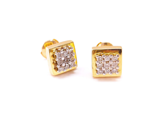 Boucles d'oreilles Boucles d'oreilles or et diamants 58 Facettes BO-615.9