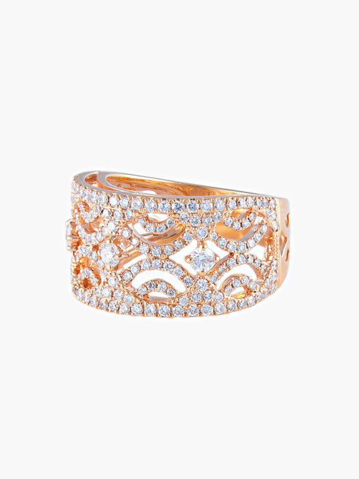 Bague 52 Bague Ruban Diamants 58 Facettes