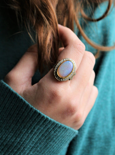 Bague Bague OPALE ART DECO 58 Facettes 425