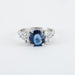Ring 50 Sapphire Diamond Ring 58 Facettes