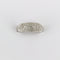 Bague 51 Bague or blanc 18K pavage diamants 58 Facettes