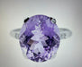 52 MAUBOUSSIN Ring - White Gold Amethyst and Diamond Ring 58 Facettes