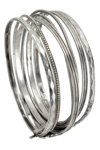 Bracelet SEMAINIER ANCIEN ARGENT 58 Facettes 050991