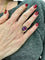 Bague BAGUE MODERNE SAPHIR VIOLET 58 Facettes 044551