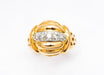 Ring 54 Art Deco Style 5 Diamond Dome Ring 58 Facettes