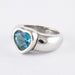Ring Piaget ring, “Heart”, white gold and topaz. 58 Facettes