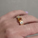 Ring Ring Yellow Sapphire Diamonds 58 Facettes 3402