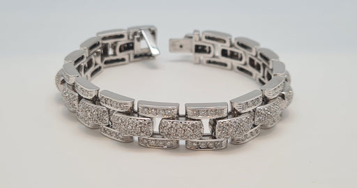 Bracelet Bracelet en Or blanc diamants naturels 58 Facettes