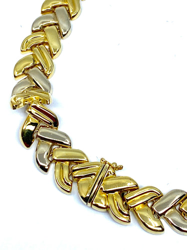 Collier Collier 2 ors Diamants 58 Facettes AB238