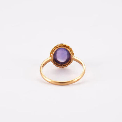 Bague 52 BAGUE CABOCHON D’AMÉTHYSTE 58 Facettes 1025