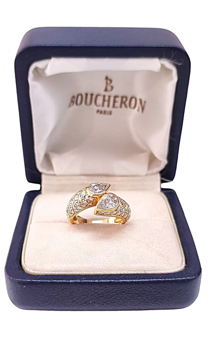 Bague 48 Boucheron - bague diamants ‘’Toi et Moi’’ 58 Facettes RA-253/7