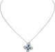 CHAUMET necklace - Hortensia necklace in white gold, diamonds, sapphires 58 Facettes 082997