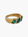 Yellow gold and emerald ring 58 Facettes