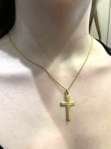 Pendentif CROIX ANCIENNE 58 Facettes 061241