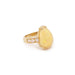 Ethiopian Opal Ring, Diamonds & Yellow Gold Ring 58 Facettes B265
