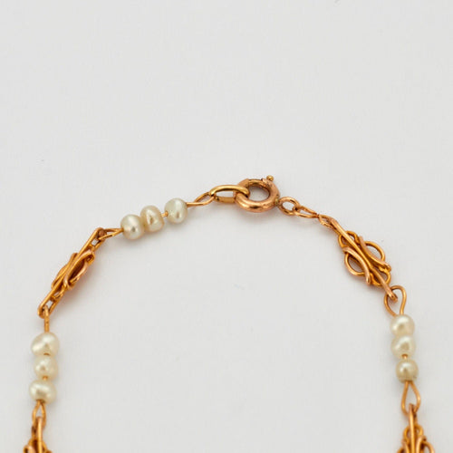 Collier Collier Or jaune Perles fines 58 Facettes