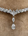 Necklace White gold marquise center tennis necklace 58 Facettes N321