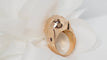 Bague Bague boule en or jaune et diamants 58 Facettes 31355