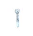 46 Cartier earrings. Solitaire 1895, platinum and diamond GIA 58 Facettes