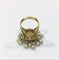 Bague 51.5 Bague Or Et Perles 58 Facettes 938612