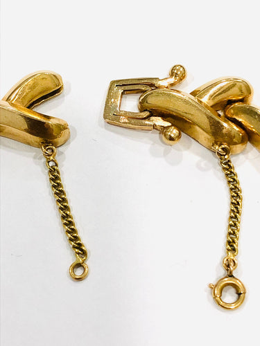 Collier COLLIER TANK EN OR JAUNE 58 Facettes