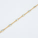 Bracelet Bracelet in Yellow Gold, Aquamarines 58 Facettes EL19