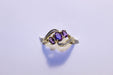 Ring 53 Diamond and Amethyst Ring 58 Facettes