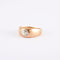 Bague 60 Bague jonc or jaune, diamant 58 Facettes