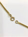 Yellow Gold Chain Necklace with Palm Tree Mesh 58 Facettes 941188