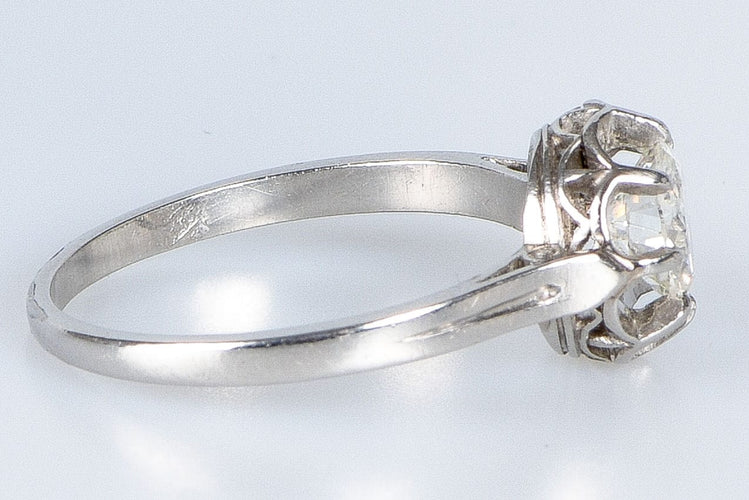 Bague 55 Bague solitaire Or blanc Diamant 58 Facettes J5330495938-AIG6