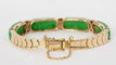 Bracelet Bracelet vintage Or jaune Jade Diamants 58 Facettes 31336