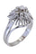 Bague 57 BAGUE FLEUR DIAMANTS ANNÉES 50' 58 Facettes 057851