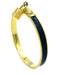 Hermes bracelet. Kelly gold metal and leather bracelet 58 Facettes