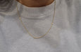 Necklace Necklace in Yellow Gold, diamonds 58 Facettes