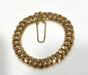 Bracelet Vintage yellow gold curb chain bracelet 58 Facettes