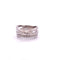Bague 62 Bague multi rangs en or blanc et diamants 58 Facettes