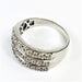 Ring 60 Pavement Diamond Ring White gold 58 Facettes 20400000687