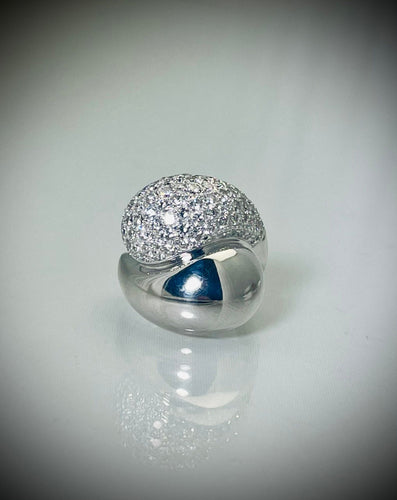 Bague 52 Bague Pavage Diamants 58 Facettes