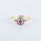 Bague 55 Bague rubis diamant ancienne 58 Facettes