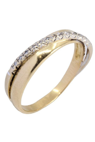 Bague 60 BAGUE ENTRELACÉE DIAMANTS 58 Facettes 057711