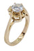 MODERN DIAMOND SOLITAIRE RING 1.04 CARAT 58 Facettes 058691