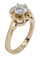 Bague SOLITAIRE MODERNE DIAMANT 1.04 CARAT 58 Facettes 058691